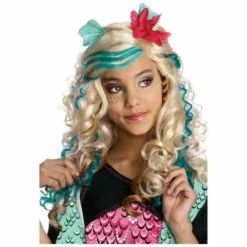 Girls Monster High Wig Official Halloween Fancy Dress Costume Accessory -Henbrandt Shop Girls Monster High Wig Official Halloween Fancy Dress Costume Accessory 11