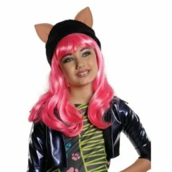 Girls Monster High Wig Official Halloween Fancy Dress Costume Accessory -Henbrandt Shop Girls Monster High Wig Official Halloween Fancy Dress Costume Accessory 3