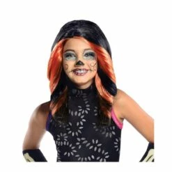 Girls Monster High Wig Official Halloween Fancy Dress Costume Accessory -Henbrandt Shop Girls Monster High Wig Official Halloween Fancy Dress Costume Accessory 4