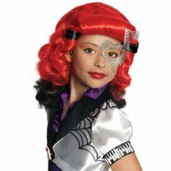 Girls Monster High Wig Official Halloween Fancy Dress Costume Accessory -Henbrandt Shop Girls Monster High Wig Official Halloween Fancy Dress Costume Accessory 9