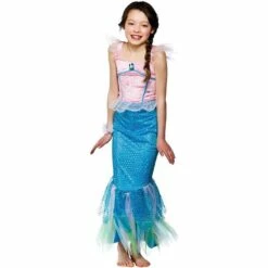 Girls Mystical Mermaid Fancy Dress Costume