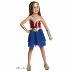 Girls Wonder Woman Costume Dawn Of Justice Batman V Superman Child Fancy Dress
