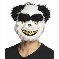 Boland Horror Panda Bear Mask Halloween Killer Animal Adult Fancy Dress
