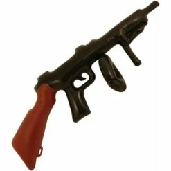 Henbrandt Inflatable Black & Brown 80cm Tommy Machine Gun Gangster Fancy Dress