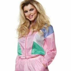 Karnival 1980's Scouser Shell Tracksuit Women's Fancy Dress Costume -Henbrandt Shop Karnival 1980s Scouser Shell Tracksuit Womens Fancy Dress Costume 3