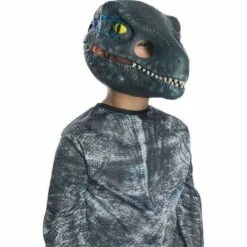 Kids Jurassic World 'Blue' Velociraptor Dinosaur Moving Mask Accessory