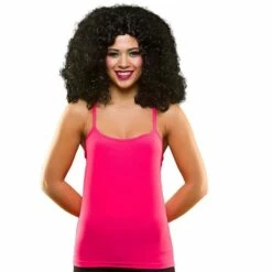 Ladies 80s Neon Vest Bright Top Fancy Dress Costume -Henbrandt Shop Ladies 80s Neon Vest Bright Top Fancy Dress Costume 3