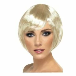 Smiffys Ladies Babe Wig Short Bob Wigs Fancy Dress Costume Outfit Accessory - 8 Colours
