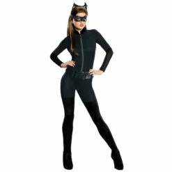 Ladies Catwoman Fancy Dress Costume Batman Dark Knight Halloween Superhero -Henbrandt Shop Ladies Catwoman Fancy Dress Costume Batman Dark Knight Halloween Superhero 3