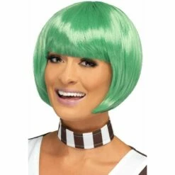 Smiffys Ladies Green Candy Creator Wig Oompa Loompa Fancy Dress