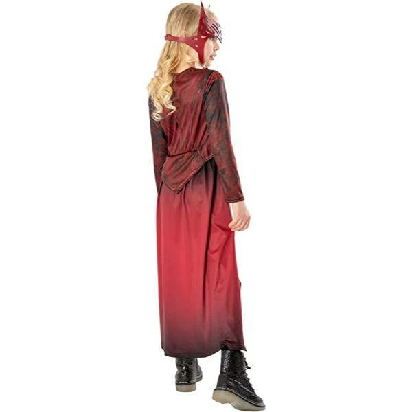 Marvel Dr Strange Multiverse Of Madness Girl's Scarlett Witch Fancy Dress Costume 2 Marvel Dr Strange Multiverse Of Madness Girl's Scarlett Witch Fancy Dress Costume - Image 2