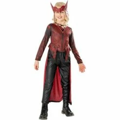 Marvel Dr Strange Multiverse Of Madness Girl's Scarlett Witch Fancy Dress Costume
