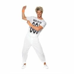Smiffys Mens Made In The 80s Costume 1980s Wham Pop Star Fancy Dress Outfit -Henbrandt Shop Mens Made In The 80s Costume 1980s Wham Pop Star Fancy Dress Outfit 3