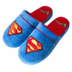 Official Adult Superman Slippers DC Comics Classic Slip On Mule Slippers -Henbrandt Shop Official Adult Superman Slippers DC Comics Classic Slip On Mule Slippers 3