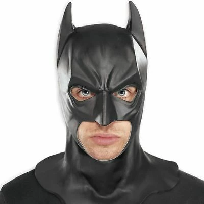 Official Batman Dark Knight Rubber Full Head Mask Adult Halloween Fancy Dress 2 Official Batman Dark Knight Rubber Full Head Mask Adult Halloween Fancy Dress - Image 2