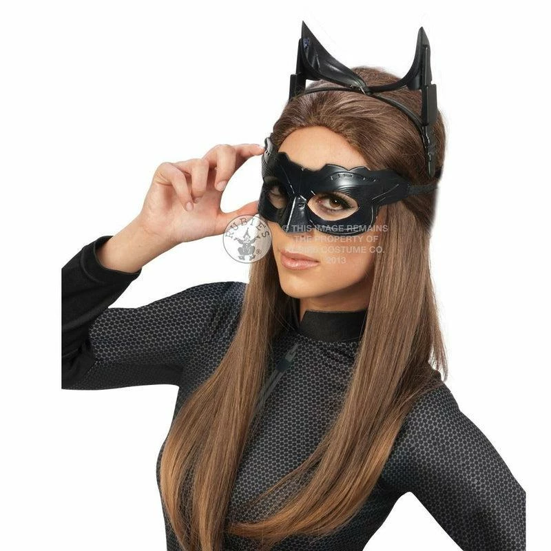 Official Deluxe Catwoman Goggle Mask & Headband Facny Dress Accessory Set 2 Official Deluxe Catwoman Goggle Mask & Headband Facny Dress Accessory Set - Image 2