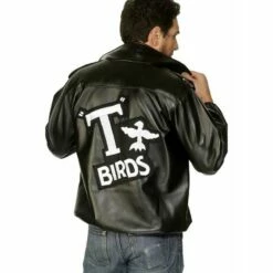 Smiffys Official Grease T-Birds 50's Jacket Fancy Dress Costume Danny TBird