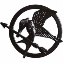 Official Hunger Games Mockingjay Pin Badge Fancy Dress Accessory