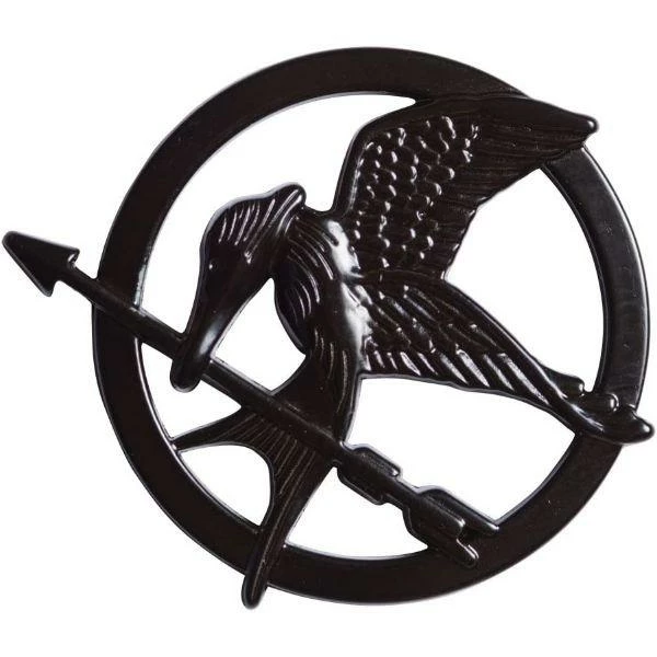 Official Hunger Games Mockingjay Pin Badge Fancy Dress Accessory 1 Official Hunger Games Mockingjay Pin Badge Fancy Dress Accessory