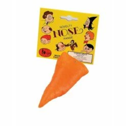 Orange Christmas Snowman Carrot Shape Nose Funny Novelty Fancy Dress Xmas
