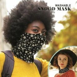 Reusable Washable Fabric Snood Mask 12 Reusable Washable Fabric Snood Mask -Henbrandt Shop Reusable Washable Fabric Snood Mask 5
