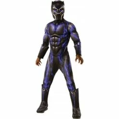 Rubies Avengers Black Panther Battle Suit Boy's Fancy Dress Costume