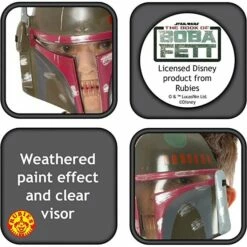 Rubies Book Of Boba Fett Child Mask 5 Rubies Book Of Boba Fett Child Mask -Henbrandt Shop Rubies Book of Boba Fett Child Mask 3