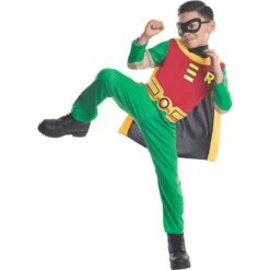 Rubie's DC Comic Teen Titan Robin Boy's Fancy Dress Costume