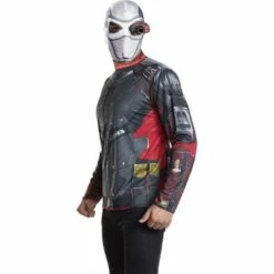 Rubies DC Comics Suicide Squad Deadshot Men's Top & Mask Fancy Dress Set
