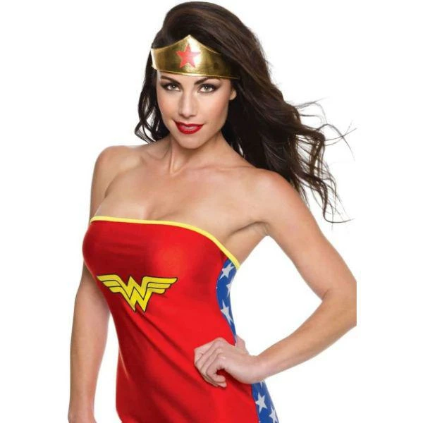 Rubies DC Comics Wonder Woman Tiara Women's Fancy Dress Costume Accessory 1 Rubies DC Comics Wonder Woman Tiara Women's Fancy Dress Costume Accessory