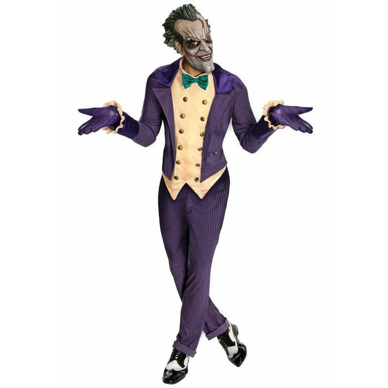 Rubie's DC Joker Batman Arkham City Men's Fancy Dress Costume 1 Rubie's DC Joker Batman Arkham City Men's Fancy Dress Costume