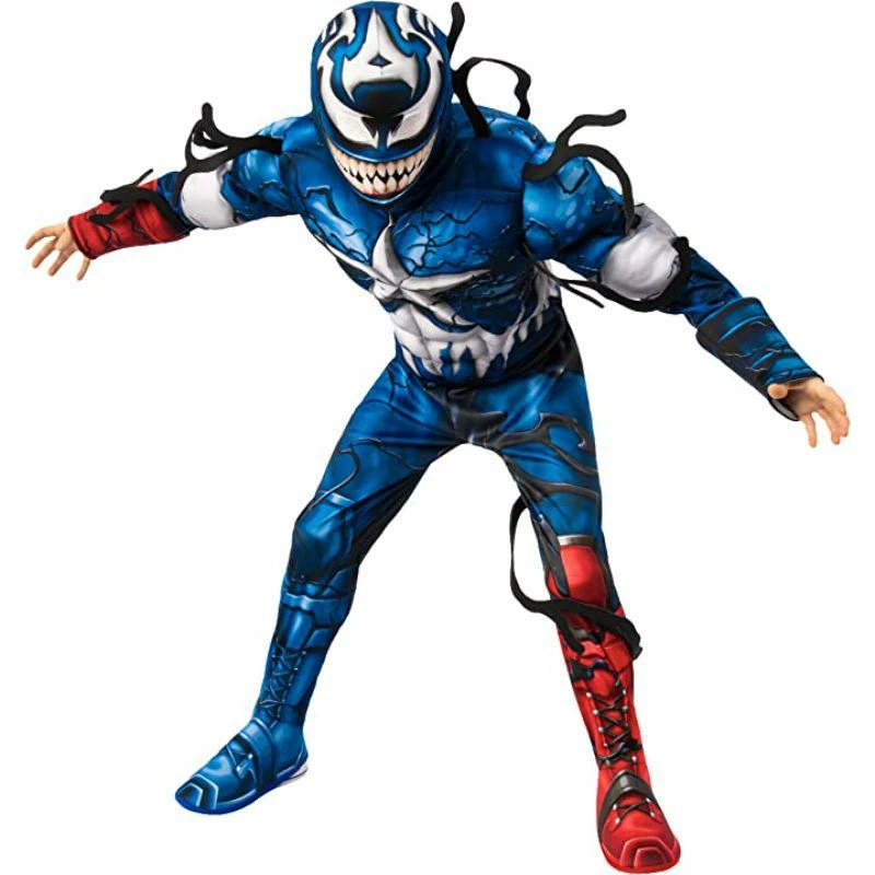 Rubies Disney Marvel Venomized Captain America Boy's Fancy Dress Costume 1 Rubies Disney Marvel Venomized Captain America Boy's Fancy Dress Costume