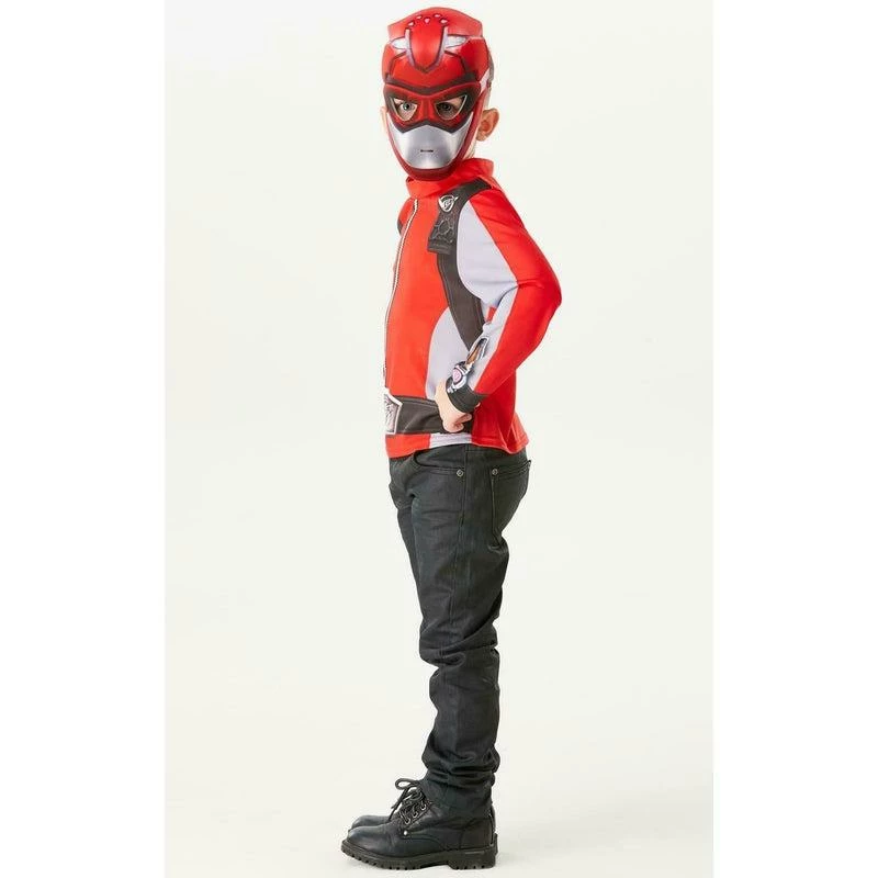 Rubie's Kids Power Rangers Classic Red Beast Morpher Top & Mask 2 Rubie's Kids Power Rangers Classic Red Beast Morpher Top & Mask - Image 2