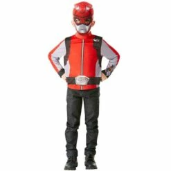 Rubie's Kids Power Rangers Classic Red Beast Morpher Top & Mask