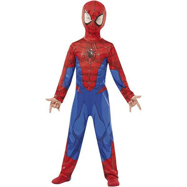 Rubies Marvel Spider-Man Classic Superhero Child Unisex Fancy Dress Costume 1 Rubies Marvel Spider-Man Classic Superhero Child Unisex Fancy Dress Costume