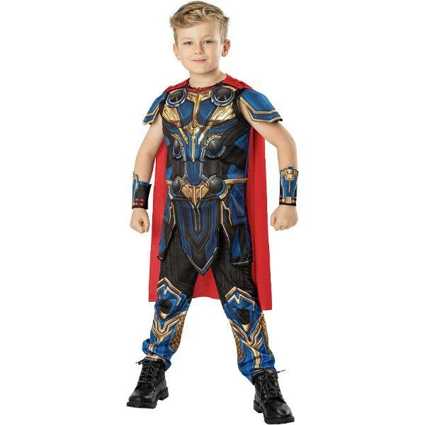 Rubies Marvel Thor Love & Thunder Child Boys Fancy Dress Costume 1 Rubies Marvel Thor Love & Thunder Child Boys Fancy Dress Costume