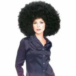 Rubies Mega Afro Wig 1970's Adult Unisex Fancy Dress Costume Accessory