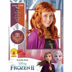 Rubie's Official Disney Frozen 2, Anna Wig, Ladies Fancy Dress Accessory, One Size -Henbrandt Shop Rubies Official Disney Frozen 2 Anna Wig Ladies Fancy Dress Accessory One Size 3
