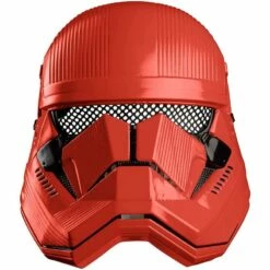 Rubie's Official Disney Star Wars Ep 9, Red Stormtrooper Half Face Mask, Childs One Size