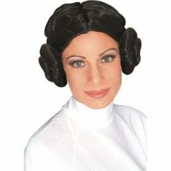 Rubies Star Wars Princess Leia Wig Women's Fancy Dress Costume Accessory