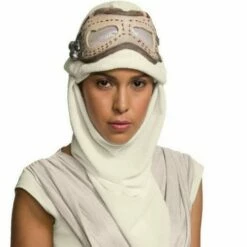 Rubies Star Wars Rey Hooded Eye Mask Fancy Dress Costume Accessory