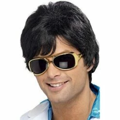 Smiffys 70's Shag Wig - Black 5 Smiffys 70's Shag Wig - Black -Henbrandt Shop Smiffys 70s Shag Wig Black 3