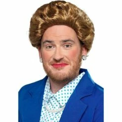 Smiffys Smiffy's Iron Lady Wig Adult Fancy Dress Accessory