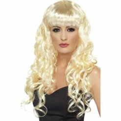 Smiffys Siren Wig Women's Fancy Dress Costume Accessory -Henbrandt Shop Smiffys Siren Wig Womens Fancy Dress Costume Accessory 3