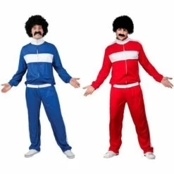 Wicked Costumes 80's Scouser Trackie Men's Fancy Dress Costume