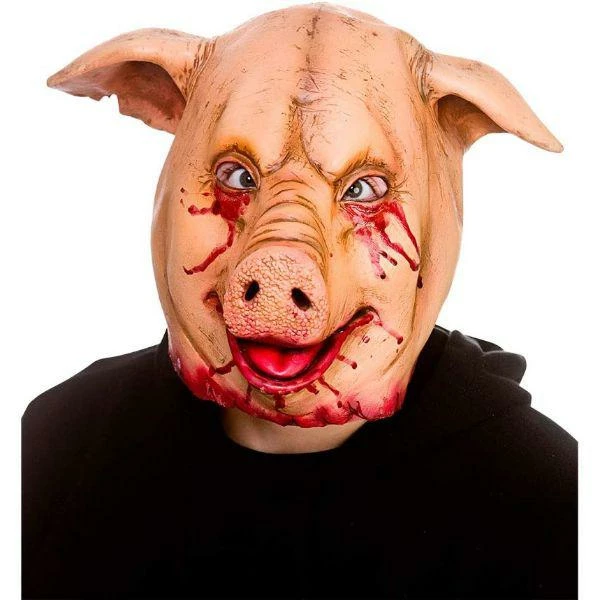 Wicked Costumes Horror Pig Latex Mask Adult Fancy Dress Accessory 1 Wicked Costumes Horror Pig Latex Mask Adult Fancy Dress Accessory