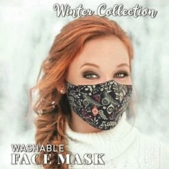 Winter Themed Face Masks Reusable Washable Printed Design By H&H 11 Winter Themed Face Masks Reusable Washable Printed Design By H&H -Henbrandt Shop Winter Themed Face Masks Reusable Washable Printed Design by HH 5