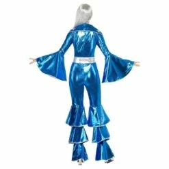 Smiffys Womens 1970s Dancing Dream Costume Ladies Disco Fancy Dress Outfit -Henbrandt Shop Womens 1970s Dancing Dream Costume Ladies Disco Fancy Dress Outfit 3